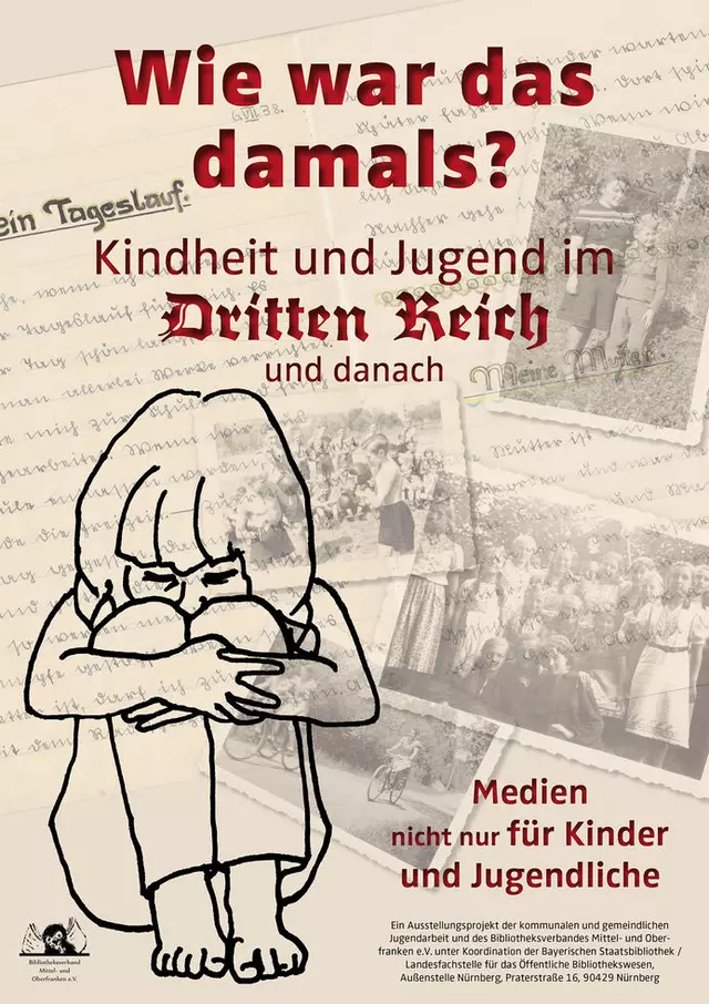 Ausstellungsplakat "Wie war das damals?"